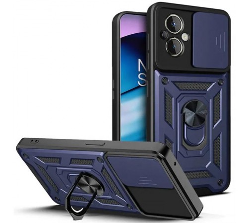 Чохол Ummi Camshield Serge Ring для Xiaomi Poco M5 Синій Чохол Ummi Camshield Serge Ring для Xiaomi Poco M5 Синій
