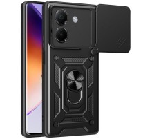 Чохол Ummi Camshield Serge Ring для Xiaomi Poco M7 Pro 5G Чорний