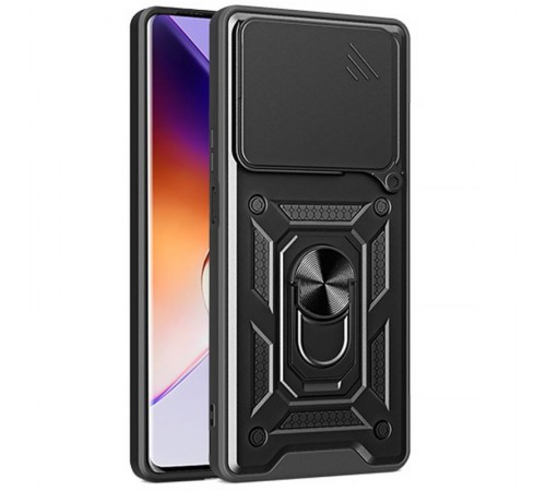 Чохол Ummi Camshield Serge Ring для Xiaomi Poco M7 Pro 5G Чорний Чохол Ummi Camshield Serge Ring для Xiaomi Poco M7 Pro 5G Чорний