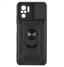 Чохол Ummi Camshield Serge Ring для Xiaomi Redmi Note 10 / Note 10s / Poco M5s Чорний