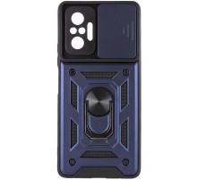 Чохол Ummi Camshield Serge Ring для Xiaomi Redmi Note 10 Pro / 10 Pro Max Синій