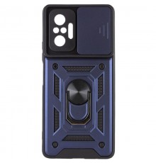 Чохол Ummi Camshield Serge Ring для Xiaomi Redmi Note 10 Pro / 10 Pro Max Синій