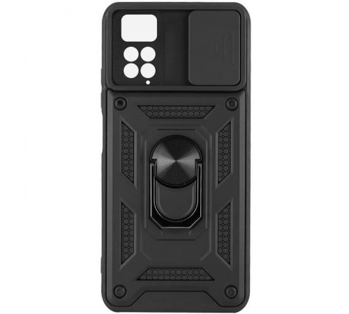 Чохол Ummi Camshield Serge Ring для Xiaomi Redmi Note 11 Pro 4G/5G/Note 11E Pro/ 12 Pro 4G Чорний