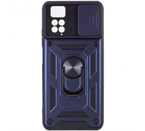 Чохол Ummi Camshield Serge Ring для Xiaomi Redmi Note 11 Pro 4G/5G/Note 11E Pro/ 12 Pro 4G Синій