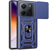 Чохол Ummi Camshield Serge Ring для Xiaomi Redmi Note 14 4G (Europe version) Синій