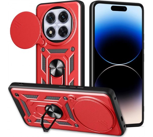 Чохол Ummi Camshield Serge Ring для Xiaomi Redmi Note 14 Pro 5G / Poco X7 Червоний Чохол Ummi Camshield Serge Ring для Xiaomi Redmi Note 14 Pro 5G / Poco X7 Червоний