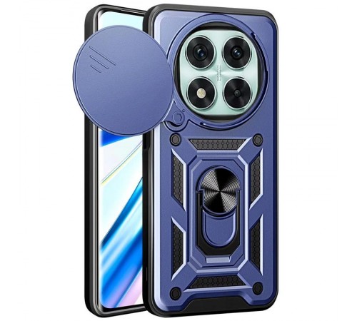 Чохол Ummi Camshield Serge Ring для Xiaomi Redmi Note 14 Pro 5G / Poco X7 Синій Чохол Ummi Camshield Serge Ring для Xiaomi Redmi Note 14 Pro 5G / Poco X7 Синій