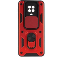 Чохол Ummi Camshield Serge Ring для Xiaomi Redmi Note 9s / Note 9 Pro / 9 Pro Max Червоний