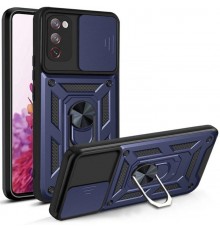 Чохол Ummi Camshield Serge Ring для Samsung Galaxy S20 FE Синій