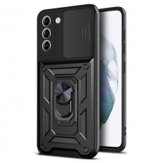 Чохол Ummi Camshield Serge Ring для Samsung Galaxy S21 FE Чорний