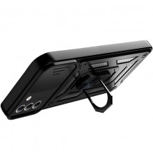 Чохол Ummi Camshield Serge Ring для Samsung Galaxy S21+ Чорний