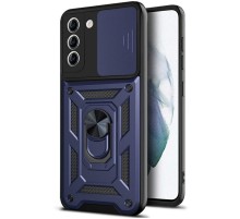 Чохол Ummi Camshield Serge Ring для Samsung Galaxy S21+ Синій