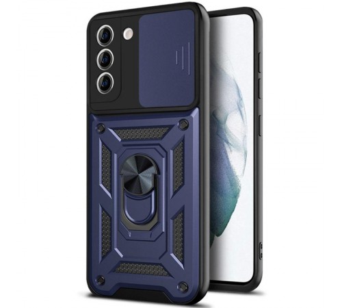 Чохол Ummi Camshield Serge Ring для Samsung Galaxy S21+ Синій