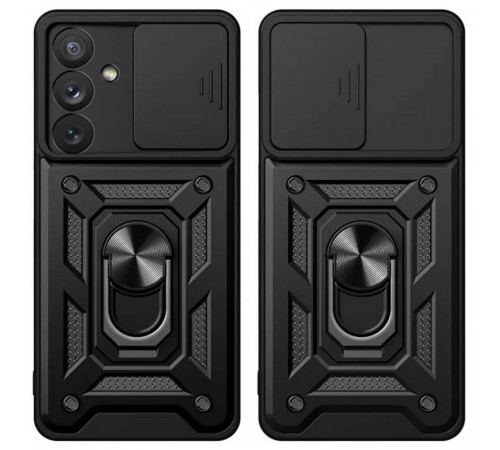 Чохол Ummi Camshield Serge Ring для Samsung Galaxy S24 FE Чорний