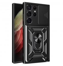 Чохол Ummi Camshield Serge Ring для Samsung Galaxy S25 Ultra Чорний