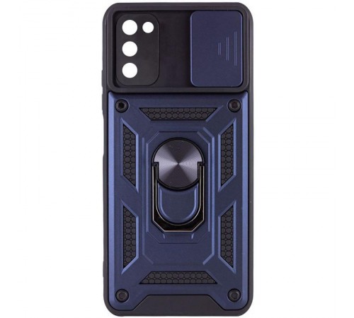 Чохол Ummi Camshield Serge Ring для Samsung Galaxy A03s Синій