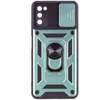 Чохол Ummi Camshield Serge Ring для Samsung Galaxy A03s Зелений