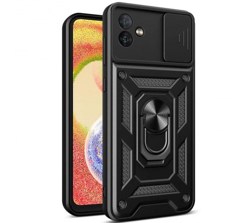 Чохол Ummi Camshield Serge Ring для Samsung Galaxy A04e Чорний Чохол Ummi Camshield Serge Ring для Samsung Galaxy A04e Чорний