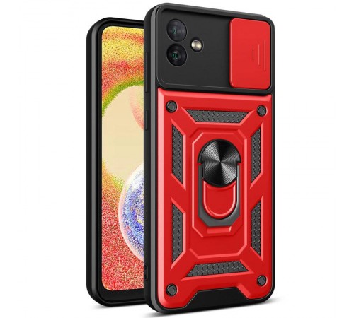 Чохол Ummi Camshield Serge Ring для Samsung Galaxy A04e Червоний Чохол Ummi Camshield Serge Ring для Samsung Galaxy A04e Червоний