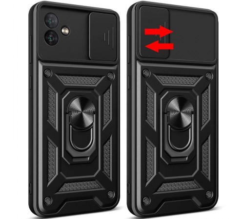 Чохол Ummi Camshield Serge Ring для Samsung Galaxy A06 Чорний