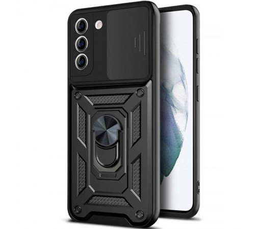 Чохол Ummi Camshield Serge Ring для Samsung Galaxy S22 Чорний