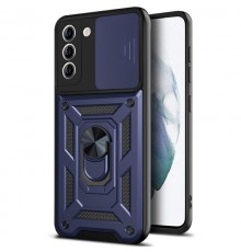 Чохол Ummi Camshield Serge Ring для Samsung Galaxy S22 Синій