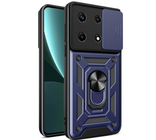 Чохол Ummi Camshield Serge Ring для Xiaomi 13 Синій Чохол Ummi Camshield Serge Ring для Xiaomi 13 Синій