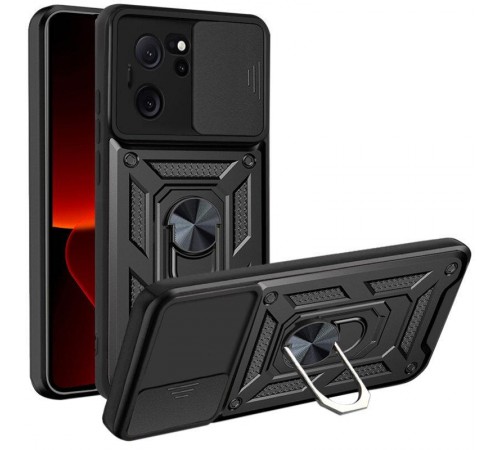 Чохол Ummi Camshield Serge Ring для Xiaomi 13T / 13T Pro Чорний Чохол Ummi Camshield Serge Ring для Xiaomi 13T / 13T Pro Чорний