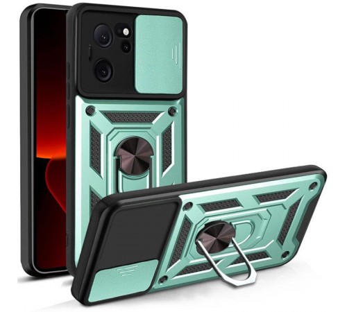 Чохол Ummi Camshield Serge Ring для Xiaomi 13T / 13T Pro Зелений Чохол Ummi Camshield Serge Ring для Xiaomi 13T / 13T Pro Зелений