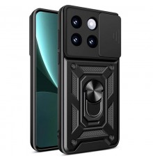 Чохол Ummi Camshield Serge Ring для Xiaomi 14 Чорний