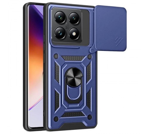 Чохол Ummi Camshield Serge Ring для Xiaomi 14T Синій Чохол Ummi Camshield Serge Ring для Xiaomi 14T Синій