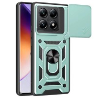 Чохол Ummi Camshield Serge Ring для Xiaomi 14T Зелений
