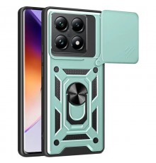 Чохол Ummi Camshield Serge Ring для Xiaomi 14T Зелений
