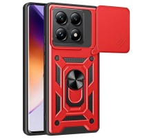Чохол Ummi Camshield Serge Ring для Xiaomi 14T Pro Червоний