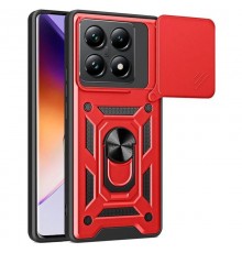 Чохол Ummi Camshield Serge Ring для Xiaomi 14T Pro Червоний