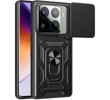 Чохол Ummi Camshield Serge Ring для Xiaomi 15 Pro Чорний