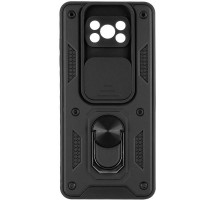 Чохол Ummi Camshield Serge Ring для Xiaomi Poco X3 NFC / Poco X3 Pro Чорний