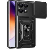 Чохол Ummi Camshield Serge Ring для Xiaomi Poco X6 Pro Чорний