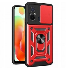 Чохол Ummi Camshield Serge Ring для Xiaomi Redmi 12C Червоний
