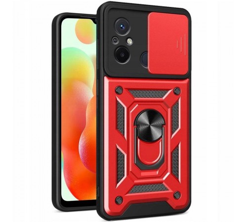 Чохол Ummi Camshield Serge Ring для Xiaomi Redmi 12C Червоний Чохол Ummi Camshield Serge Ring для Xiaomi Redmi 12C Червоний
