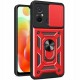 Чохол Ummi Camshield Serge Ring для Xiaomi Redmi 12C Червоний