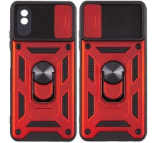 Чохол Ummi Camshield Serge Ring для Xiaomi Redmi 9A Червоний
