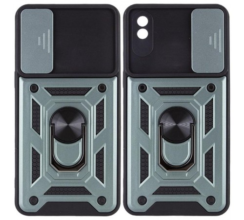 Чохол Ummi Camshield Serge Ring для Xiaomi Redmi 9A Зелений Чохол Ummi Camshield Serge Ring для Xiaomi Redmi 9A Зелений