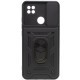 Чохол Ummi Camshield Serge Ring для Xiaomi Redmi 9C / Redmi 10A Чорний