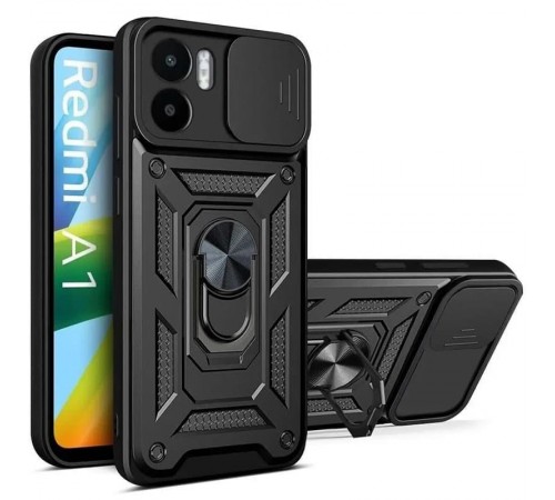 Чохол Ummi Camshield Serge Ring для Xiaomi Redmi A1 / A2 Чорний Чохол Ummi Camshield Serge Ring для Xiaomi Redmi A1 / A2 Чорний