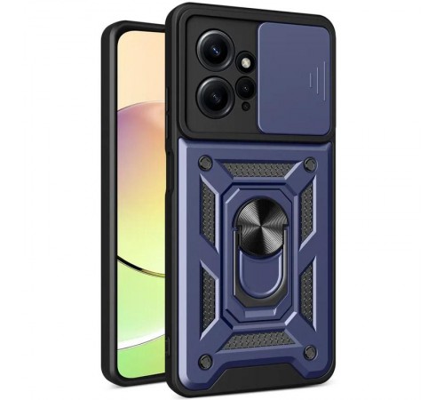 Чохол Ummi Camshield Serge Ring для Xiaomi Redmi Note 12 4G Синій Чохол Ummi Camshield Serge Ring для Xiaomi Redmi Note 12 4G Синій