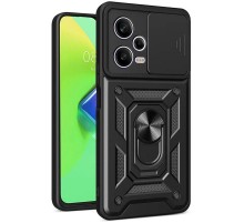 Чохол Ummi Camshield Serge Ring для Xiaomi Redmi Note 12 Pro+ 5G Чорний