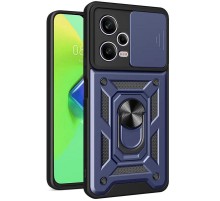 Чохол Ummi Camshield Serge Ring для Xiaomi Redmi Note 12 Pro+ 5G Синій