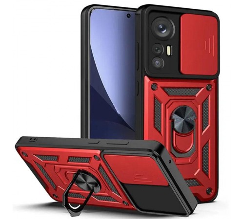 Чохол Ummi Camshield Serge Ring для Xiaomi Redmi Note 12S Червоний Чохол Ummi Camshield Serge Ring для Xiaomi Redmi Note 12S Червоний