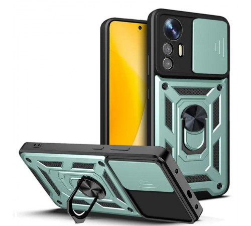 Чохол Ummi Camshield Serge Ring для Xiaomi Redmi Note 12S Зелений Чохол Ummi Camshield Serge Ring для Xiaomi Redmi Note 12S Зелений